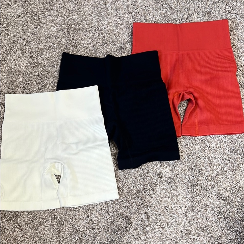 Ribbed Spandex Shorts